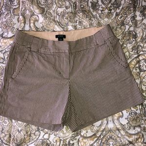 J Crew City Fit Striped Shorts